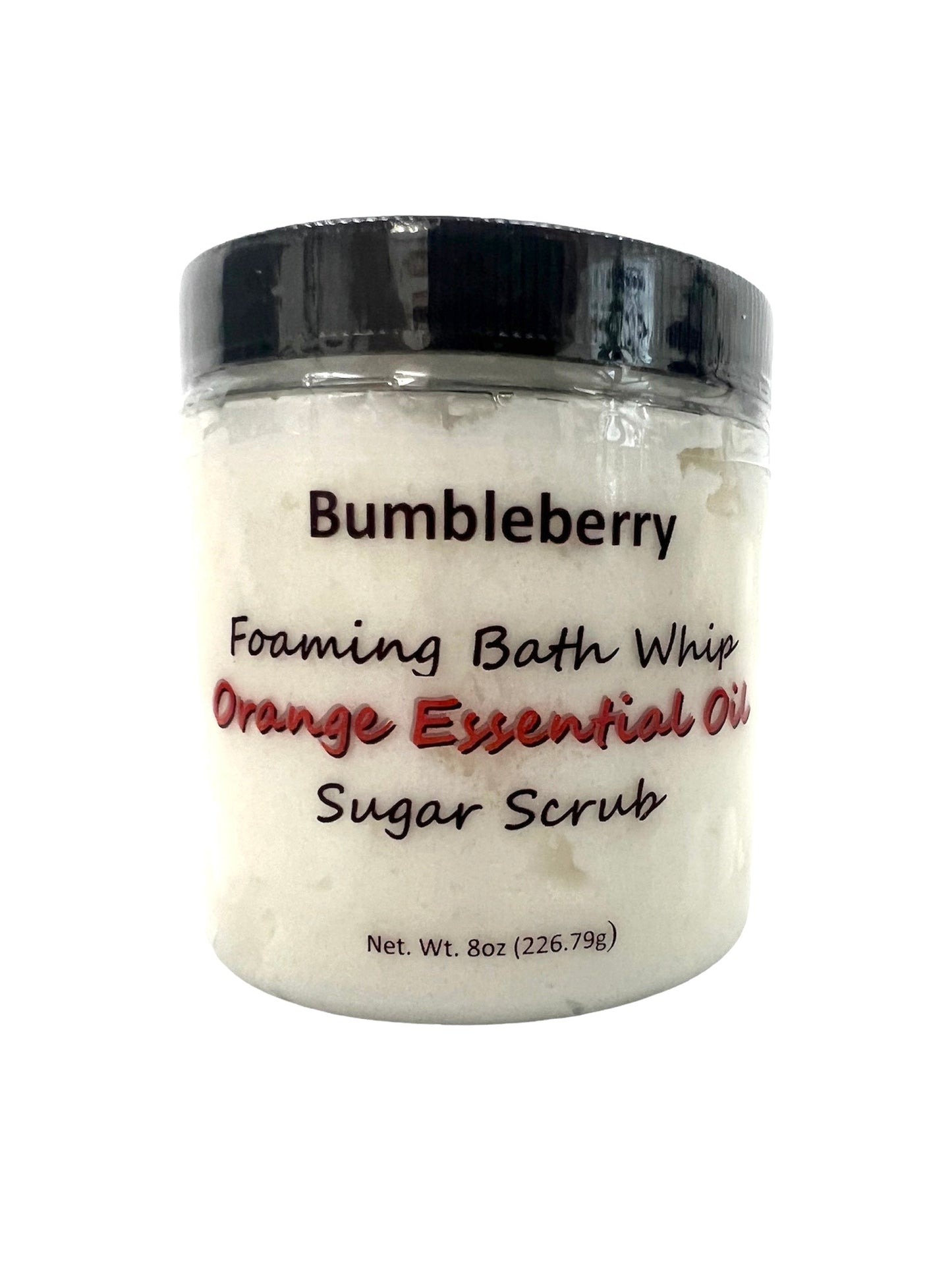 Orange Essential Oil Whipped Sugar Scrub Soap