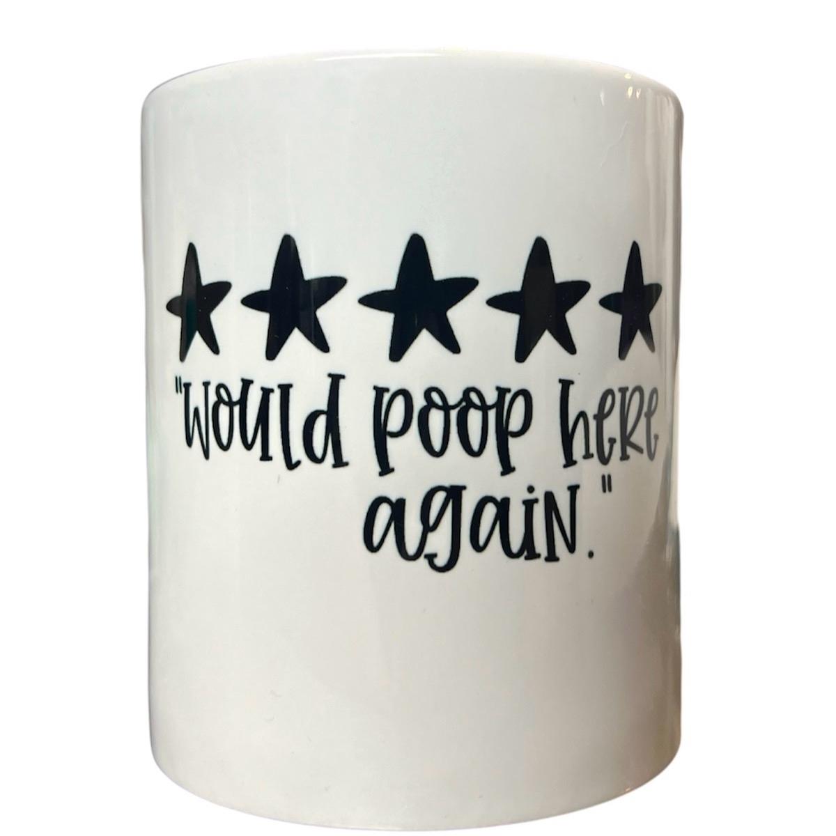 Would poop here again soy wax candle