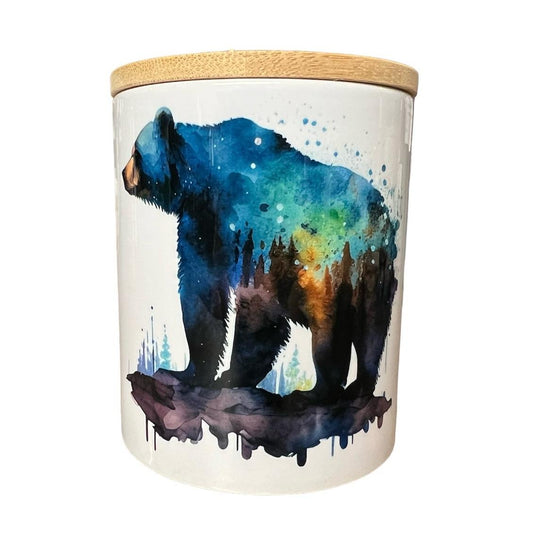 Bear soy wax candle