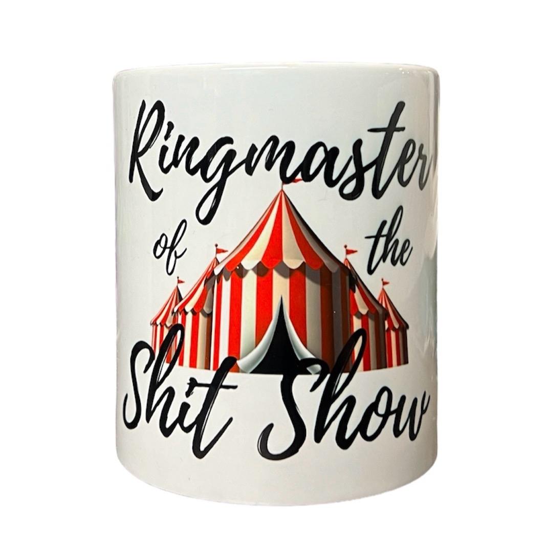 Ringmaster of the shit show funny soy wax candle